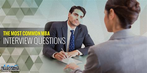 Tell Me About Yourself: Common MBA Interview Questions.